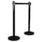 Tatco Stanchion Flat Bases, Box 2 of 2, 14"Diameter, 2/BX, Black 2PK TCO11711 - alternate 3